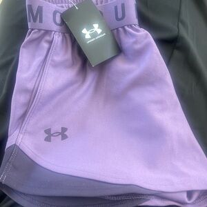 NEW Under Armour Women's Athletic Shorts in Purple